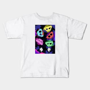 Trippy Witch mask to wear today drawing Kids T-Shirt